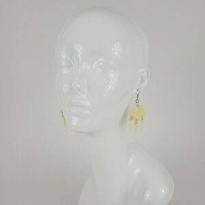 Elegant Ivory Dangle Earrings